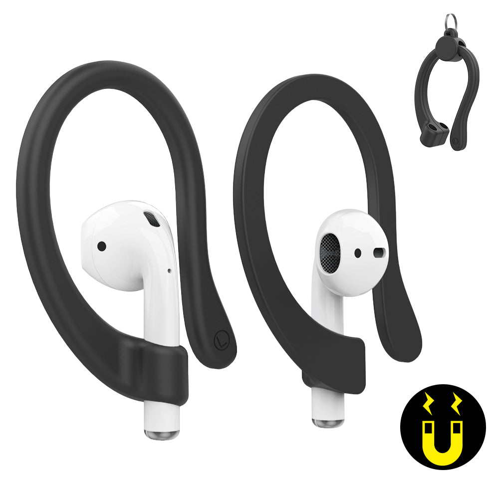 AHASTYLE PT78-M for AirPods 1st 2nd 3rd AirPods Pro Pro 2 Magnetic Ear Hooks 1 Pair Silicone Anti-Lost Earhook AHASTYLE PT78-M for AirPods 1st 2nd 3rd AirPods Pro Pro 2 Magnetic Ear Hooks 1 Pair Silicone Anti-Lost Earhook
